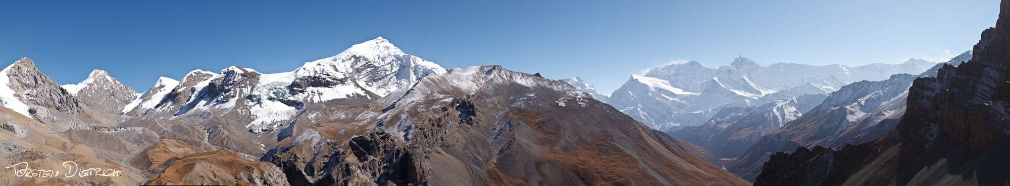 Panorama view at High Camp